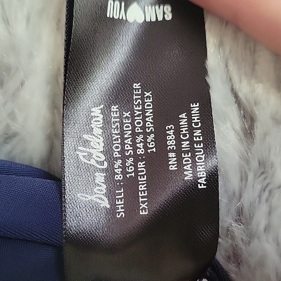 Sam Edelmon Navy/Green Swim Dress, Women's Medium, Great Condition! - Picture 6 of 8